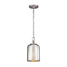 Yos is a ceiling light with the extraordinary size of approximately one metre. Small Ceiling Pendant On Chain Silver Leaf Mercury Effect Glass Shade