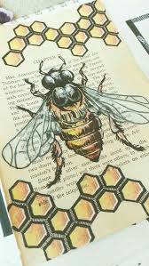 Pin By Sarah On Art Bee Drawing Honey Bee Drawing Bee Art
