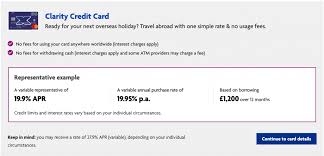 Have a credit card account and a bank account at the same bank (e.g. Halifax Clarity Card Review Great For Travel Household Money Saving