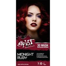 Unfortunately, bleach and permanent dyes tend to strip the hair follicle of this. Splat Midnight Hair Color Ruby 6 0 Fl Oz Target