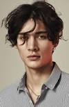 Handsome Man With Long Black Hair