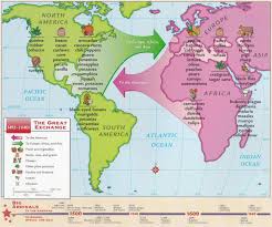 The Great Exchange 1492 1640 Vivid Maps Columbian Exchange Map History