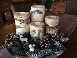 Adventskranz Aus Birkenstammen Mit Bildern Basteln Weihnachten Weihnachtsbasteln Weihnachtsdekoration