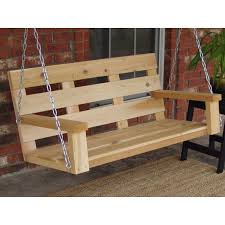 Product titlestrong camel new patio outdoor 77x43 swing canopy replacement porch top cover seat furniture (burgundy). Fransen Homestead Style Porch Swing Pallet Projects Furniture Porch Swing Pallet Furniture Outdoor