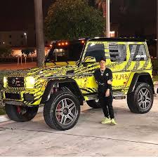 Its All About Matching Cars Would You Drive This Mercedes Covered In The Frozen Yellow Pattern By Benjaminkickz Sneakersmag Adida Style De Rue Mode Yeezy
