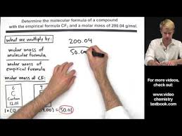 Start with the number of grams of each element, given in the problem. Empirical And Molecular Formulas Lovejoy Pre Ap Chemistry
