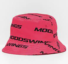 Moodswings All Over It Pink Bucket Hat Zumiez In 2021 Hats Hat Fashion Bucket Hat