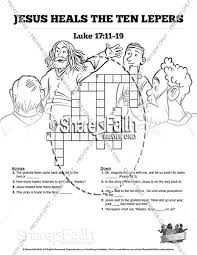 See more ideas about jesus heals, ten lepers, sunday school crafts. Luke 17 Ten Lepers Sunday School Crossword Puzzles Sunday School Crossword Puzzles
