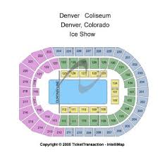 Denver Coliseum Tickets And Denver Coliseum Seating Chart
