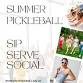 Summer Sip, Serve, Social
