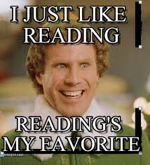 Image result for meme about reading