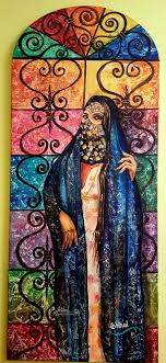 my painting ام العباية بغدادية شناشيل من اعمالي by ibtihal alkhalidi ام العباية فنون عراقيات رسم اكرلك acryl egypt art egyptian art folk art painting