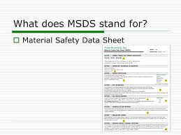 Take precautionary measures against static discharge. How To Read An Sds Sheet Powerpoint
