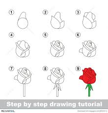 Very many readers of my site have asked me to show how to draw a rose, so let's get started. Red Rose Drawing Easy Step By Step