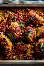 Sheet Pan Chicken With Chickpeas Cumin And Turmeric Recipe Recipe Turmeric Recipes Nyt Cooking Recipes