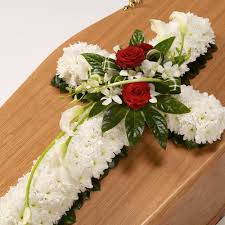 When someone experiences the loss of a loved one, it is often very hard to know what to say that will bring them when you want to send something on a grander scale, choose any of our white wreaths, funeral crosses or standing sprays. Based Cross Brodies Blooms And Gifts