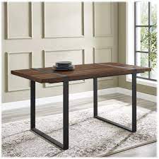 Savings spotlights · curbside pickup · everyday low prices Best Buy Walker Edison Urban Blend Rectangular Dining Table Dark Walnut Bbw60ubtdw