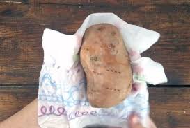 You can microwave multiple sweet potatoes at once, starting with 5 minutes for the first potato and adding 2 minutes for every additional potato. How To Microwave A Sweet Potato 7 Minute Recipes Loaves And Dishes