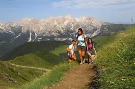 Surrounded by beautiful mountains, one would immediately feel silence and relaxation. Trekking Holiday Val Di Fassa Dolomites Summer Excursions Hiking Map Via Ferratas Equipped Paths Climbing Walks For Families Trekking Hotels Offers Alpine Guides