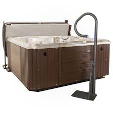 Swivels in or out, then locks in place for entry or exit. The Spa Side Handrail With Led Light Hot Tub Handrail Hot Tub Warehouse