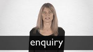 How To Pronounce Enquiry In British English Youtube