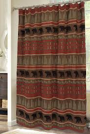Black Bear Shower Curtain Hooks Carstens Inc Bear Country Shower Curtain Country Shower Curtain Rustic Shower Curtains Rustic Curtains