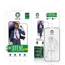 Safeguard Your iPhone 14 Pro Max with Green Lion 9H Full Glass Protector  (GN9HMTSGL14PMCL)