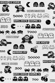 Arcade Games Scrapbook Digital Paper Pacman Clipart Arcade Party Favors Gamer Birthday Pixel Tetris Zelda Space Invaders Pixel Art Pattern Arcade Digital Paper