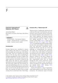 Pdf Feminist International Relations Ir Theory