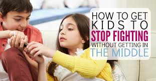 Try to limit your child's contact with children who obviously make them aggressive. Get Siblings To Bond 3 Steps To Get Kids To Stop Fighting Without Getting In The Middle No Guilt Mom