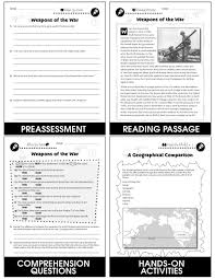 Korean War Weapons Of The War Gr 5 8 Grades 5 To 8 Lesson Plan Worksheets Ccp Interactive