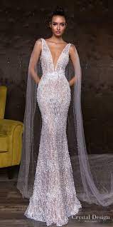 Crystal Design 2018 Wedding Dresses Royal Garden Haute Couture Bridal Collections Wedding Inspirasi Sheer Wedding Dress V Neck Wedding Dress Wedding Dresses