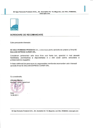 Curierat rapid cu livrari la nivel local si national. Testimonials Balcan Express Curier Curierat Bulgaria Grecia Macedonia Curierat International Curierat National