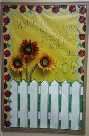 Fall Bulletin Board Sunflowers Kids Bulletin Boards Sunflower Bulletin Board Classroom Decorations