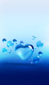 Phone Wallpapers Water Art Beats Rainbows Heart Funds Beads Heart Wallpaper Water Art Phone Wallpaper