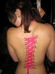 If you have difference, for example, between measurments of waist or bust circumfer. Why Would You Do This Just Curious Corset Piercings Crazy Piercings Cool Piercings