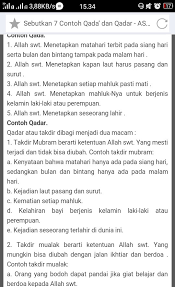 Ruang Belajar Siswa Kelas 1 Contoh Soal Qada Dan Qadar