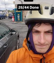 One of our members, Daniel Greenaway is currently cycling the periphary of  Northern Ireland