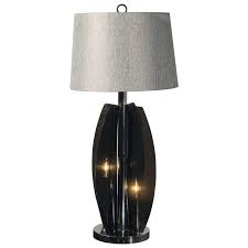 Nordlux christina smoke glass table lamp black grey smoked brooklyn lighting direct tanner and dunelm revive i victorian plumbing marble chameleon with silk shade smoky premier la redoute sober dimple complete collingwood batchellor classic vase pleated abel touch very co uk. Mid Century Modern Smoke Gray Grey Lucite And Chrome Table Lamp For Sale At 1stdibs