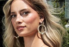 Angel Earrings Park Lane Jewelry Glass Pearls & Hammered Gold 2 1/2” Long