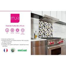 Fond De Hotte Motif Geometrique Triangle Noir Et Or En Verre De Synthese L 60 X H 70 Cm Achat Vente Hotte Cdiscount