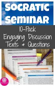 Teach High School Lessons On Socratic Seminar With The Included Texts Discussion Questions And Evalu Socratic Seminar High School Lessons Teaching High School