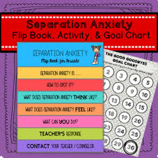 Separation anxiety disorder is a psychological disorder characterized by the display of extreme worry and discomfort while going away from the things and/or people to whom one is attached. Anxiety Chart Worksheets Teaching Resources Teachers Pay Teachers