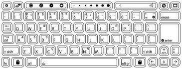 Four different printable keyboard templates are available below. Computer Coloring Pages Printable Pdf Free Coloring Sheets Computer Keyboard Color Worksheets Best Computer
