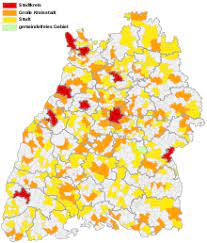 Freiburg ist nicht zuletzt aufgrund der hohen anzahl an sonnenstunden und der hübschen altstadt. Liste Der Stadte Und Gemeinden In Baden Wurttemberg Wikipedia