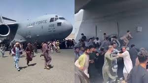 Um avião de transporte militar dos eua decolou hoje de cabul, capital do afeganistão, com mais de 600 afegãos a bordo.a imagem foi obtida pelo site especializado defense one e compartilhada. Tmae7vu5v2gl3m