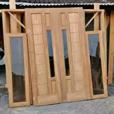 Pintu solid minimalis motif bata bahan kayu mahoni tebal pintu 3,7cm l 80cm t 200cm nat sloting bit 8mm motif bata panjang. Harga Pintu Kayu Jati Oven 2021 Pd Jani Gading Furniture
