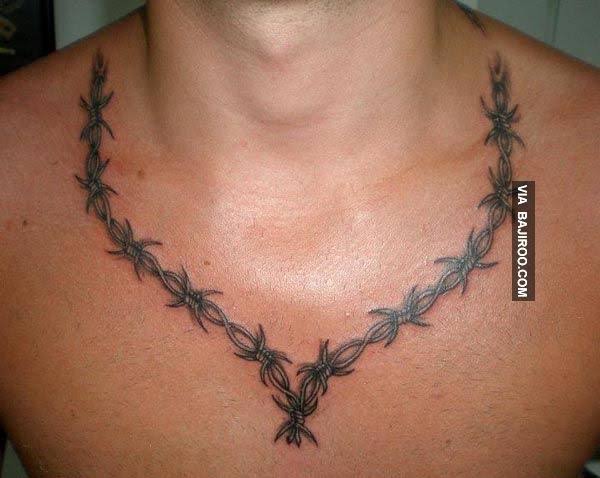 barbwire necklace tattoo oldies by tokmakhan d64qw7u 15 Tattoo designs for your neck