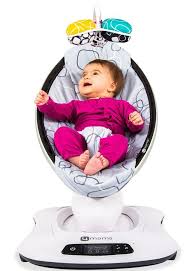 4moms Mamaroo 4 Infant Reclining Seat Rocker Bouncer Swing Silver Plush New 2018 Reclining Seat Infant Baby Seat Mamaroo Baby Swings