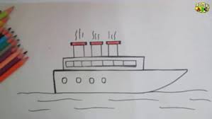 Stay tooned for more tutorials! Easy And Simple Boat Drawing Class How To Draw Boat Art Videos For Beginners Bizimtube Creative Diy Ideas Crafts And Smart Tips